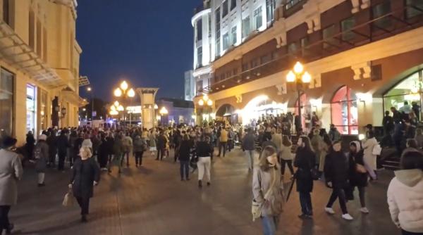 Protest național în Rusia împotriva lui Putin, organizat de mișcarea rusă Vensa: "Ne vor carne de tun!"