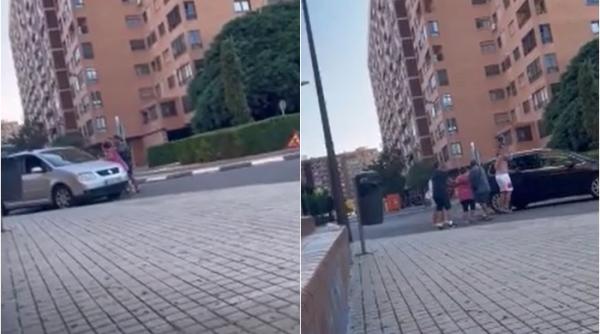 Spania. Scandal între două familii de romi: Ginerele și-a lovit cu mașina soacra în plină stradă