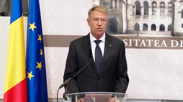 Klaus Iohannis, la deschiderea anului universitar: "Toleranţă zero în privinţa plagiatului"