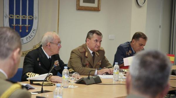 Șeful Statului Major al Apărării, întrevedere cu omologul din Spania. Generalul Daniel Petrescu a vizitat mai multe centre de comandă