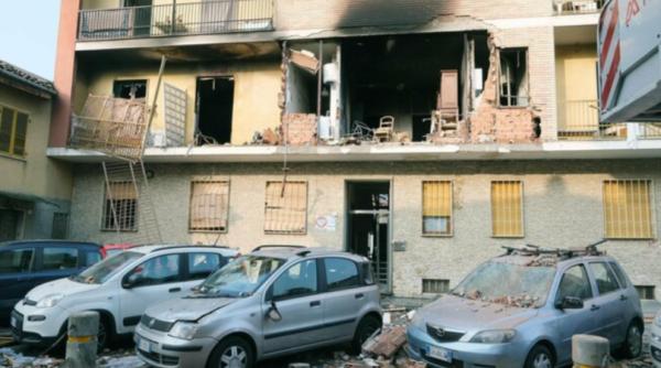 Explozie puternică într-un bloc din Torino: Șase răniți și 16 familii evacuate