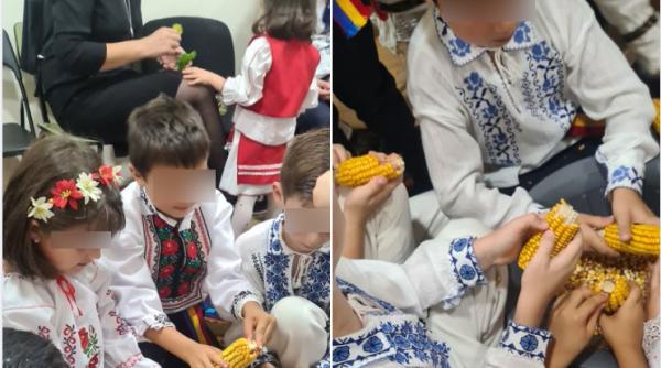 Departe de țară și totuși aproape: Românii din Asturia și-au luat copiii și au organizat o șezătoare tradițională, "ca pe vremea bunicilor"