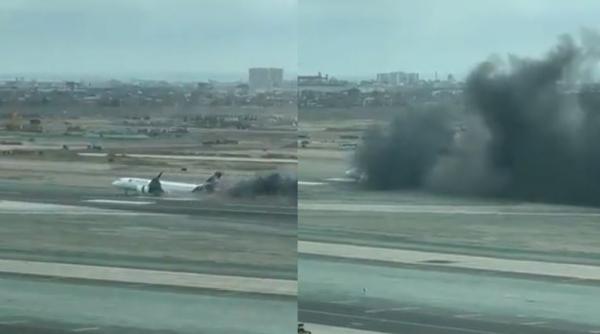 Un avion s-a prăbușit în timpul decolării pe aeroportul din Peru. Doi pompieri au murit 