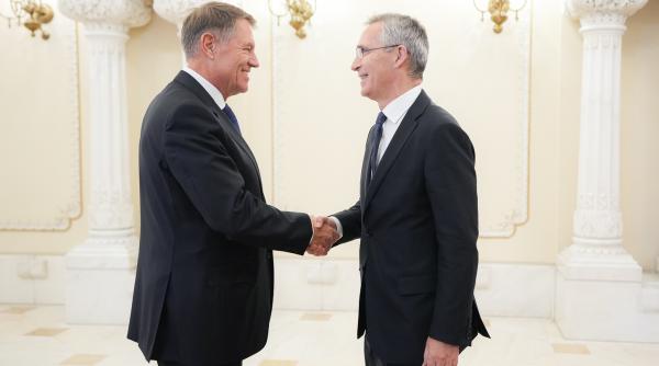 Secretarul general al NATO, Jens Stoltenberg, primit la Palatul Cotroceni
