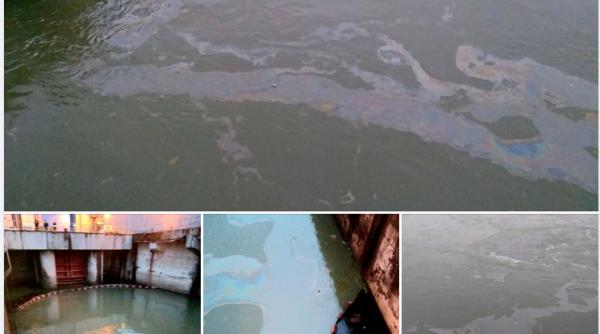 Poluare cu petrol pe Dunăre pe o lungime de 6 kilometri