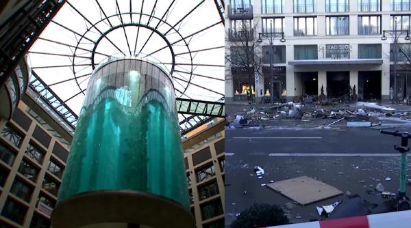 Un acvariu uriaș dintr-un hotel a explodat. Peste o mie de pești au murit și două persoane au fost rănite