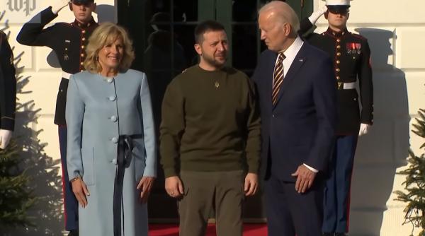 Președintele ucrainean Volodimir Zelenski, vizită istorică la Washington