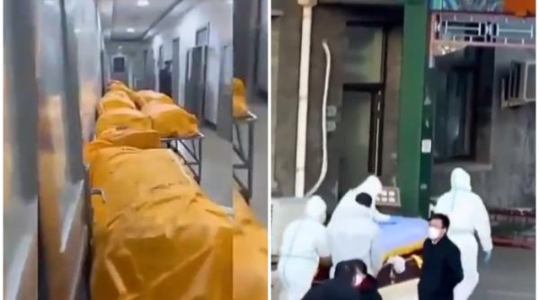 „Mega-tsunami-ul” Covid se instalează în China. Imagini teribile cu șiruri lungi de cadavre duse în crematorii - VIDEO