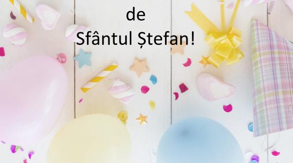 Mesaje și urări de Sfântul Ștefan. Peste 500.000 de români îşi sărbătoresc onomastica