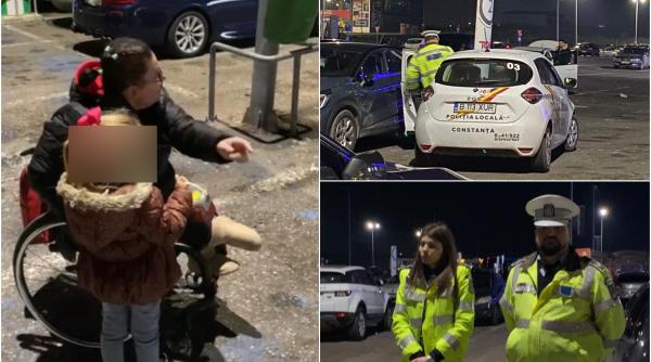 Dosar penal în cazul femeii în cărucior cu rotile lăsată fără mașină de polițiștii locali din Constanța
