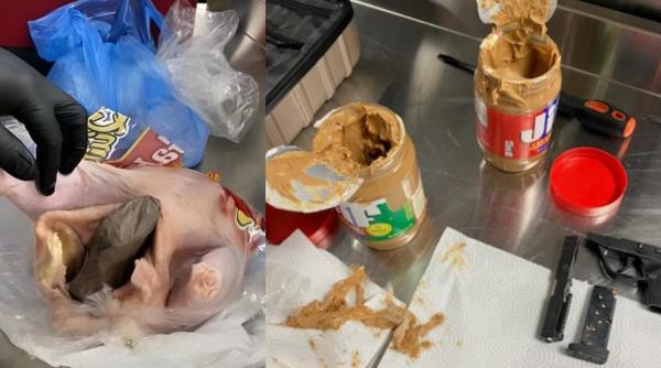 Arme în borcane unt de arahide sau pui, sau cârje „întărite“ cu bani - Topul celor mai stupide lucruri ascunse și confiscate în aeroport (FOTO) 