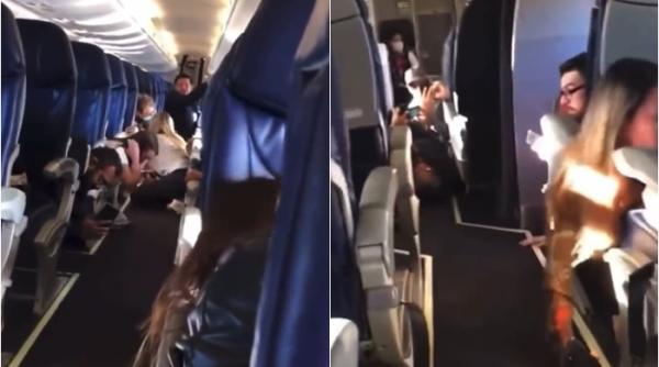 Avion cu sute de pasageri, atacat în timp ce se pregătea să decoleze - VIDEO