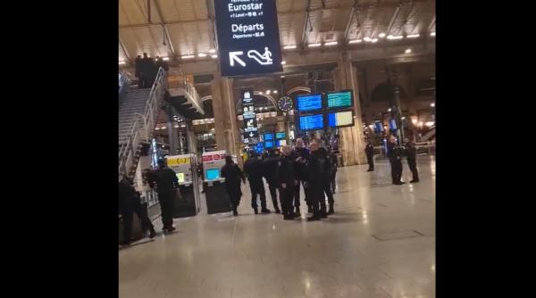 Alertă în Franţa: Mai mulţi răniţi într-un atac cu armă albă în Gara de Nord din Paris. UPDATE