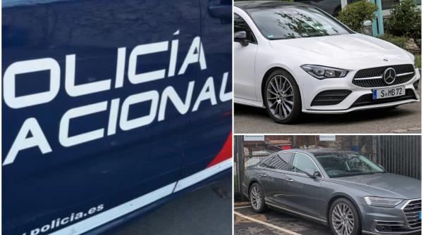 Români din Spania, trafic cu mașini de lux de milioane de euro. Le furau, le schimbau seriile de șasiu și le vindeau în toată Europa