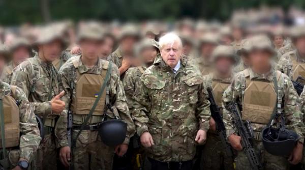 Fostul premier britanic Boris Johnson, vizită surpriză în Ucraina