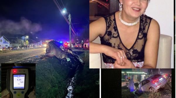 Rodica, o asistentă româncă și mamă a doi copii, ucisă de un șofer beat: Bărbatul depășea o coloană de mașini. UPDATE