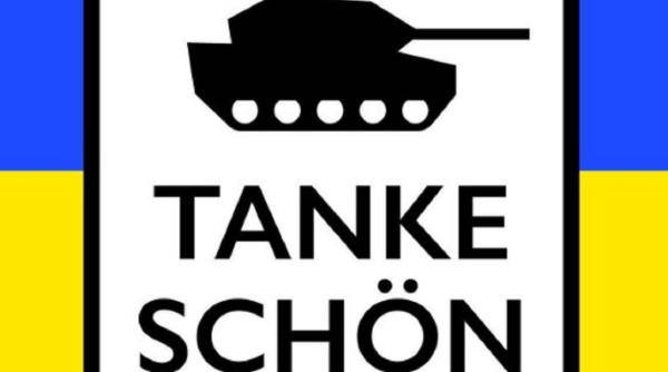 „Tanke Schon”. Mesaj viral după decizia Germaniei de a trimite tancuri Ucrainei