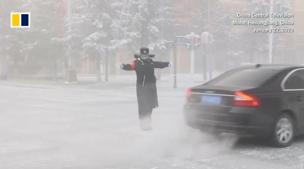 Temperaturi record într-un oraș din China: s-au înregistrat -53 de grade Celsius 