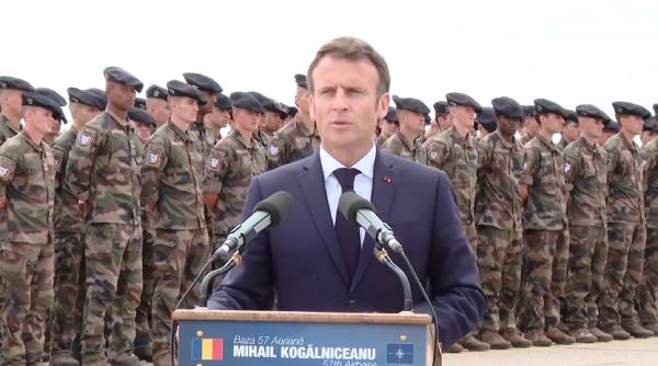 Macron nu exclude trimiterea de avioane de luptă în Ucraina: "În principiu, nimic nu este interzis"