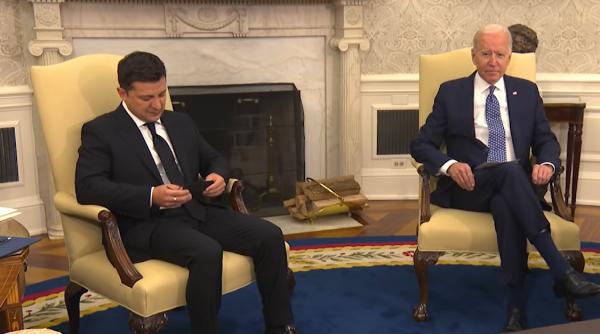 Joe Biden refuză să-i trimită lui Volodimir Zelenski avioane de luptă F-16: „Nu!”