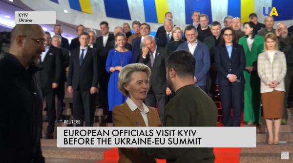 Sirenele de raid aerian sună la Kiev în timpul vizitei liderilor europeni