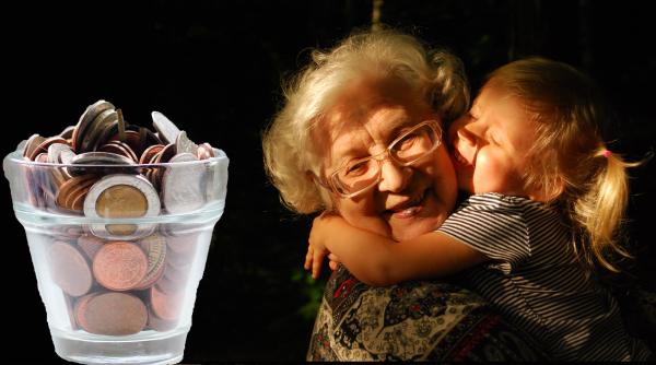 Bani de la stat pentru bunicii care stau cu nepoții. Care este suma pe care ar putea să o primească