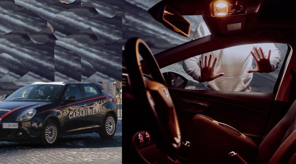 Român din Italia, prins în flagrant în timp ce dădea "lovitura" la o mașină. Mai spărsese și altele în aceeași zi