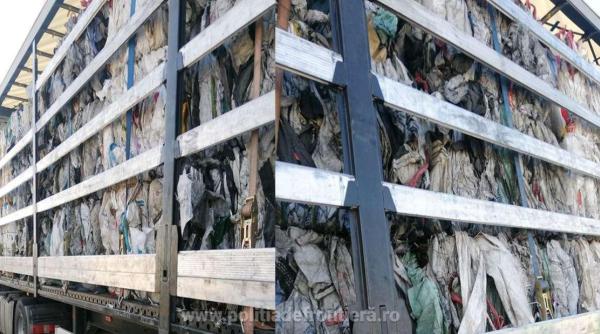 Camion, oprit la intrarea în țară: o firmă din Germania și-a trimis gunoiul în România