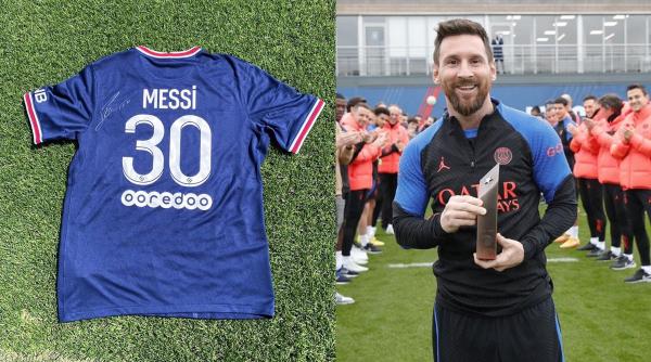 Tricoul semnat de Lionel Messi, purtat în meciuri, scos la licitație pentru victimele cutremurului din Turcia