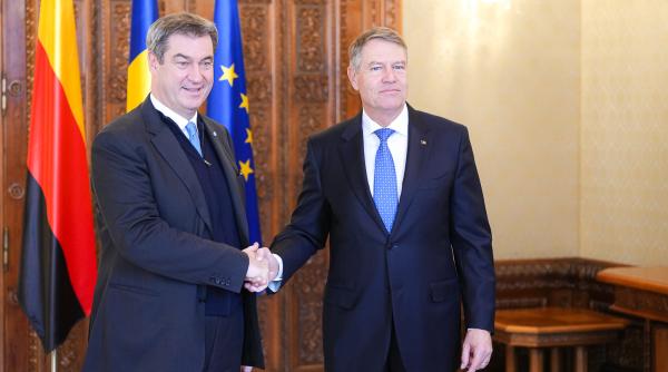 Prim-ministrul landului Bavaria, întâlnire cu Iohannis: „Comunitatea românească, cea mai mare comunitate de străini. Suntem mândri de ei”