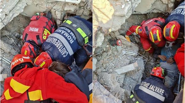 Turcia. Românii au salvat un bărbat îngropat de șapte zile în moloz: „Cine salvează o viaţă, salvează o lume întreagă”