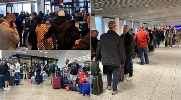 Mii de pasageri din întreaga lume, blocați pe aeroporturi (FOTO + VIDEO)