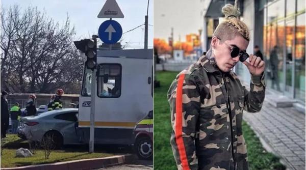 Lino Golden, implicat într-un accident rutier grav: Cântărețul a ajuns la spital - VIDEO