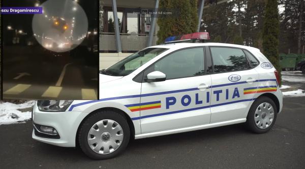 Un bărbat, aflat în stare de ebrietate, a plonjat peste un sens giratoriu cu mașina. Accidentul ar fi putut fi fatal pentru bătrân