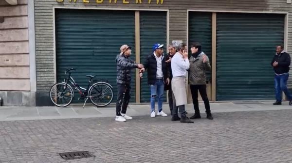 Doi români, scandal monstru într-un bar din Italia: "Italian ratat. Ai de gând să mă denunți? Mă doare-n cot de poliție"