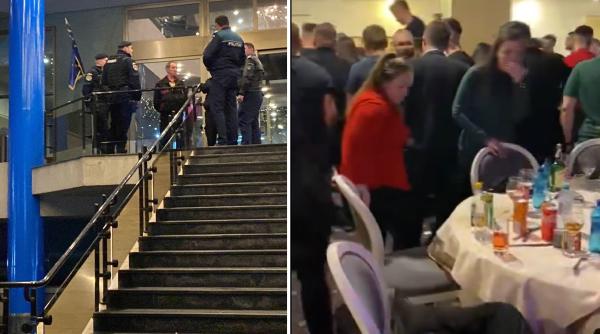 Petrecere PSD cu manele, încheiată după descinderea mascaților: „Nivel apocaliptic de slugărnicie prin dedicaţii manelizate fără număr“