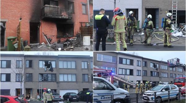 „Am crezut că s-a prăbușit blocul”. Explozie puternică în apartamentul unui antreprenor român, în Belgia: Mai multe victime - FOTO