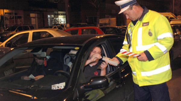 Șofer din Botoșani, prins băut la volan, de două ori într-o noapte. A doua oară era chiar mai beat 