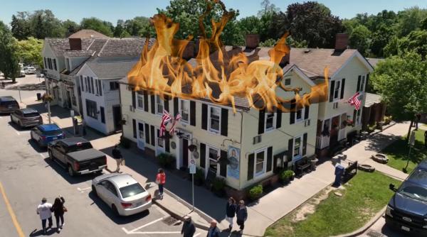 Un incendiu a cuprins un hotel din Marea Britanie "care adăpostea refugiați ucraineni" și a distrus clădirea veche de 400 de ani