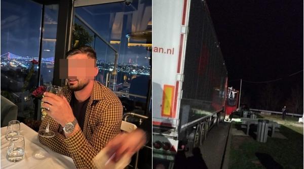 Un șofer român de camion și-a pierdut viața pe A1: Andrei lasă în urmă doi copii