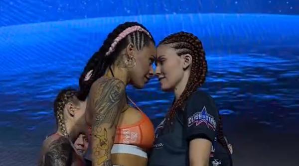 Două adversare de MMA au ajuns virale după ce s-au sărutat înainte să înceapă lupta