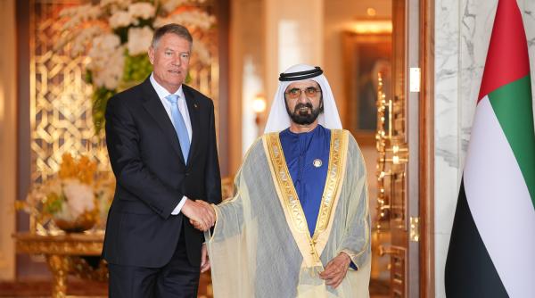 Iohannis, întâlnire cu premierul din Emirate. Domeniile în care se va colabora 