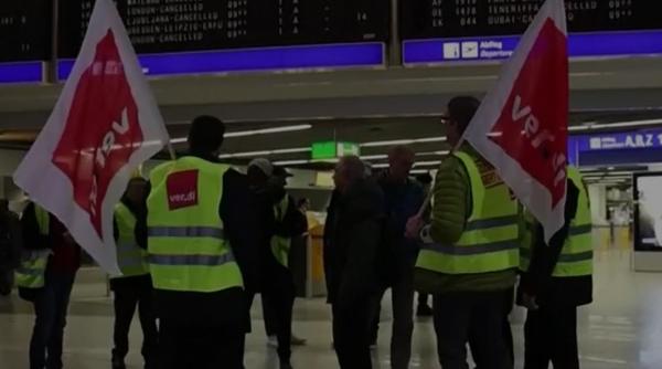 Peste 10 zboruri spre și dinspre Timișoara, afectate de greva sindicatului angajaților din aeroporturile din Germania