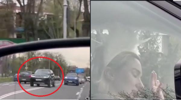 Imagini incredibile cu Ana Morodan, surprinsă în trafic înainte de a fi reținută de polițiști / VIDEO