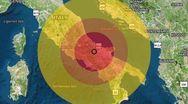 Panică în Italia, după un cutremur de 4,6. Oamenii au ieșit, în miezul nopții, afară în pijamale: „Șocul a fost puternic”