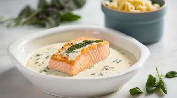 Pește în sos de smântână și ceapă, un preparat delicios pentru masa de Florii