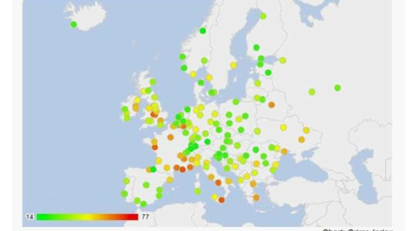 Cele mai periculoase și nesigure orașe din Europa în 2023. Lista completă