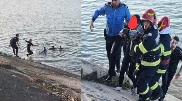 Nicușor, Eri și Ștefăniță au sărit azi in apă și au salvat o femeie de la înec. Sunt eroii zilei