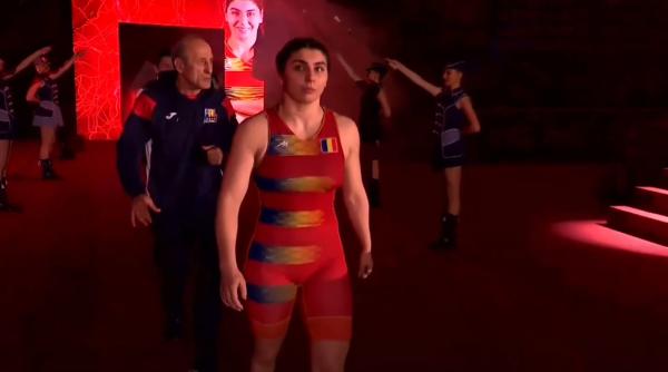 Românca Alexandra Anghel, medaliată cu aur la lupte, la Europenele de la Zagreb