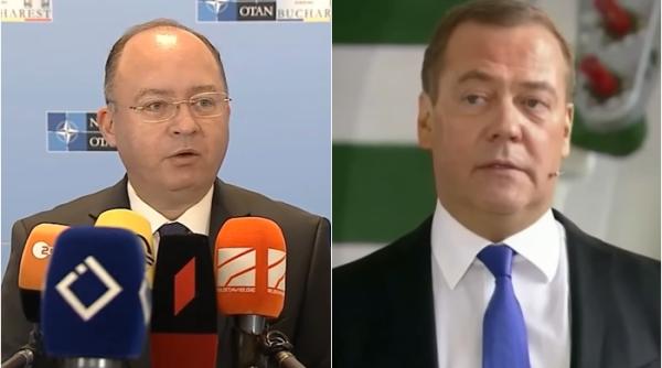 Aurescu, replică pentru Medvedev, după ce liderul rus a spus că România „visează” să ia „bucăți” din Ucraina: „Atât de jalnic și de greșit”